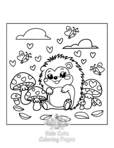 Hello Cupid coloring page for classroom activities