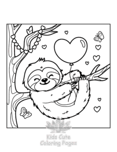 Free printable Hello Cupid coloring page for kids