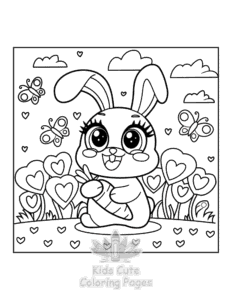 Hello Cupid coloring page for girls, free to print