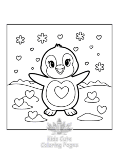 Simple Hello Cupid coloring page for toddlers