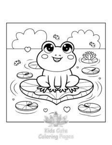 Free printable Hello Cupid coloring page for kids