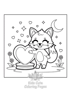 Hello Cupid coloring page for boys, printable at home
