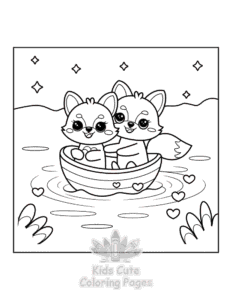Easy Hello Cupid coloring sheet for young children