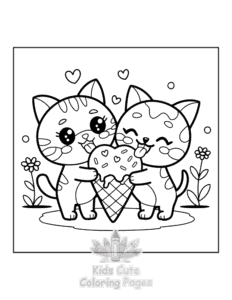Free printable Hello Cupid coloring page for kids