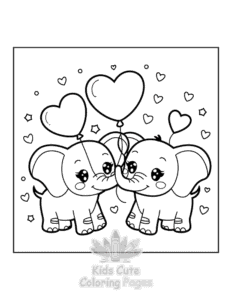 Free printable Hello Cupid coloring page for kids