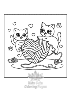 Simple Hello Cupid coloring page for toddlers