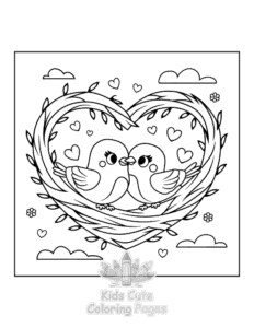 Hello Cupid coloring page for classroom activities
