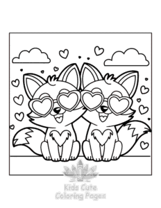 Free printable Hello Cupid coloring page for kids