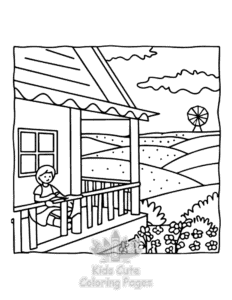 Free Home Sweet Home coloring pages to print at home