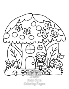 Home Sweet Home coloring page for boys, printable at home
