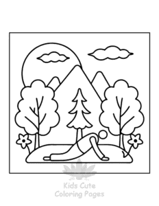 Free printable Human Body coloring page for kids