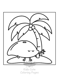 Easy Human Body coloring sheet for young children