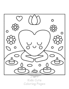 Human Body coloring page for girls, free to print