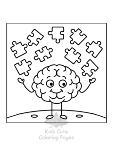 Simple Human Body coloring page for toddlers