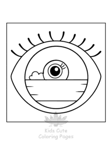 Printable Human Body coloring sheet for preschoolers