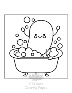 Easy Human Body coloring sheet for young children