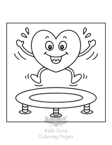 Easy Human Body coloring sheet for young children