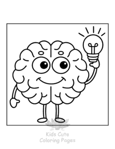 Free Human Body coloring pages to print at home