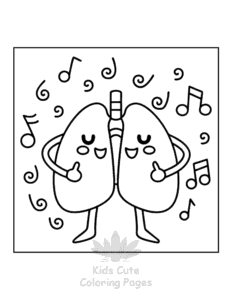 Free printable Human Body coloring page for kids