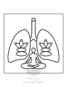 Human Body coloring page for girls, free to print