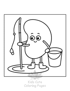 Human Body coloring page for classroom activities