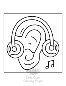 Free Human Body coloring pages to print at home