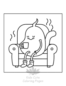 Free Human Body coloring pages to print at home