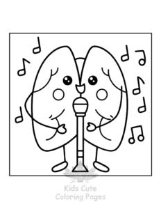 Free printable Human Body coloring page for kids