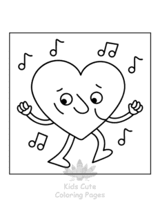 Simple Human Body coloring page for toddlers