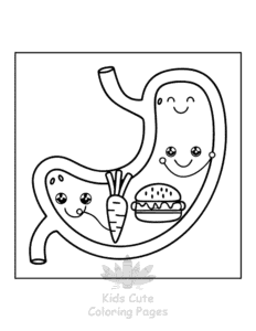 Free Human Body coloring pages to print at home