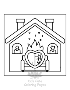 Human Body coloring page for boys, printable at home