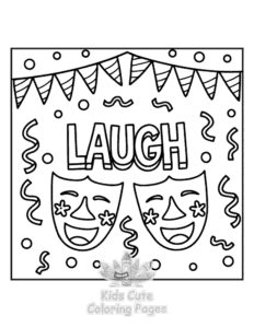 Simple Inspirational Word coloring page for toddlers