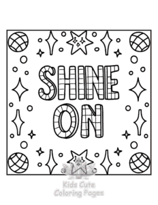 Free Inspirational Word coloring pages to print at home