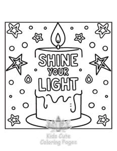 Inspirational Word coloring page for classroom activities