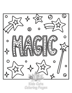 Inspirational Word coloring page for boys, printable at home