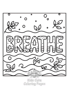 Inspirational Word coloring page for boys, printable at home