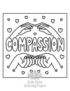 Free Inspirational Word coloring pages to print at home