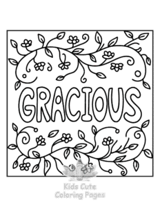 Free printable Inspirational Word coloring page for kids