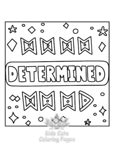 Free Inspirational Word coloring pages to print at home