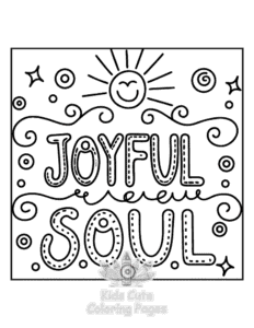 Free Inspirational Word coloring pages to print at home