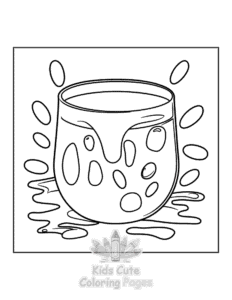 Japanese Food coloring page for boys, printable at home