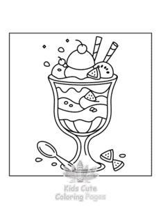 Japanese Food coloring page for boys, printable at home
