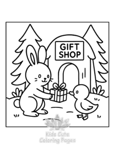 Kind Hearts coloring page for classroom activities