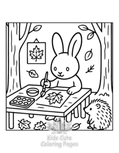 Easy Kind Hearts coloring sheet for young children