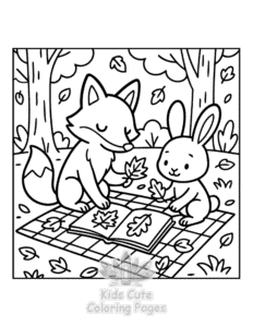 Printable Kind Hearts coloring sheet for preschoolers