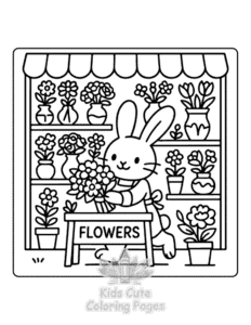 Lazy Days coloring page for girls, free to print