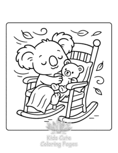 Easy Lazy Days coloring sheet for young children
