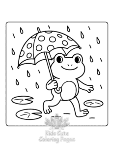 Easy Lazy Days coloring sheet for young children