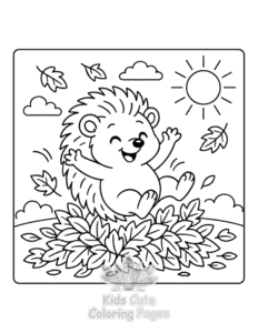 Simple Lazy Days coloring page for toddlers