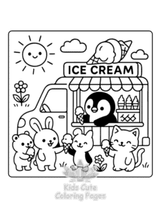 Printable Lazy Days coloring sheet for preschoolers